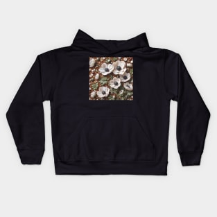 Anemone Flowers Kids Hoodie